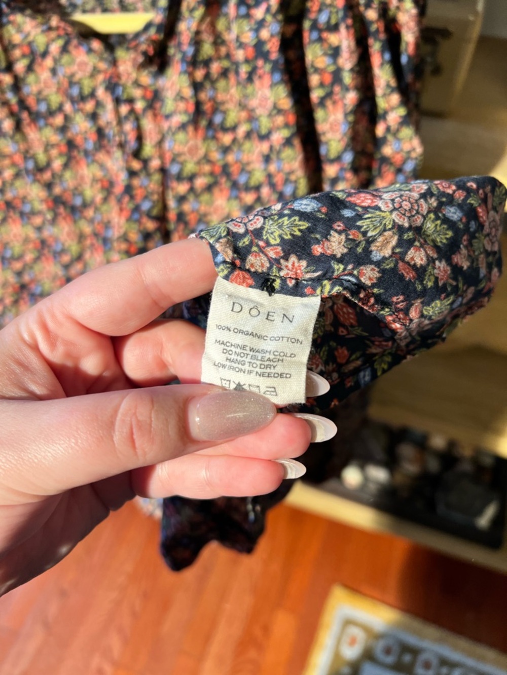 DOEN Floral Blouse - Picture 3 of 4